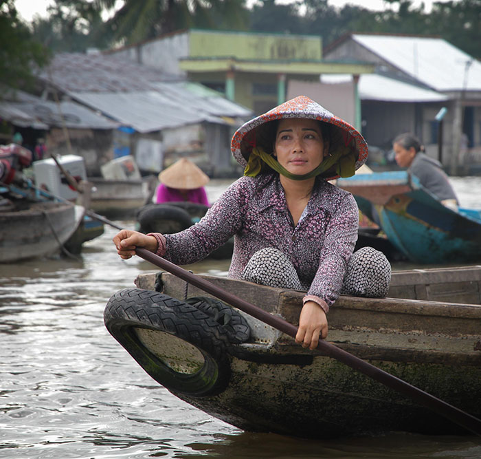 Vietnam, Can Tho, Floating market