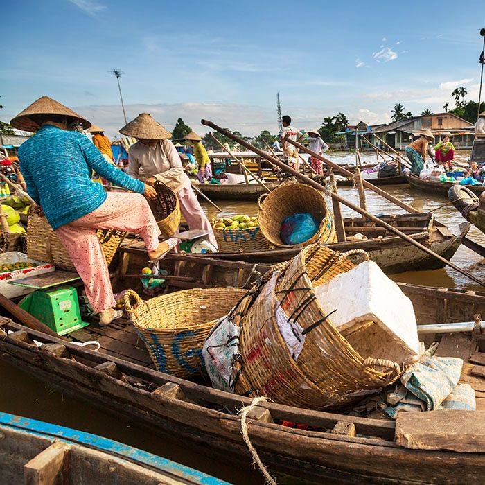 Floating Market, Vietnam